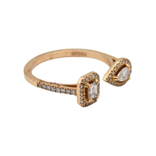 My Twin Toi & Moi 18K Rose Gold Diamond Ring