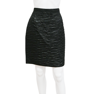 Textured Metallic Skirt