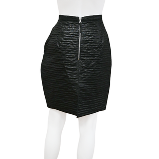 Textured Metallic Skirt