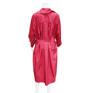 Hot Pink Belted Coat