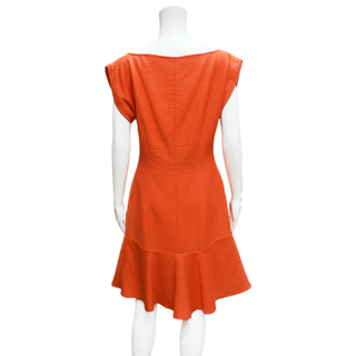 RACHEL COMEY | Bora Bora Orange Textured Dress
