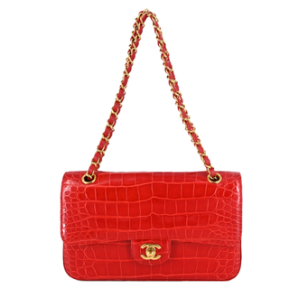 CHANEL | Red Medium Classic Double Flap Bag