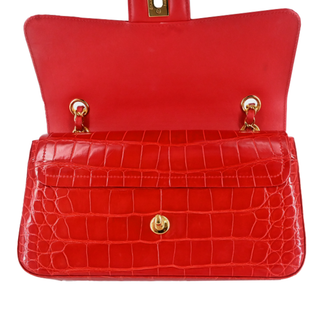 CHANEL | Red Medium Classic Double Flap Bag