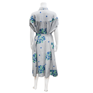 PEARL | Blue Rose Gingham Dress