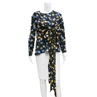 NO.6 STORE | Floral Silk Blouse