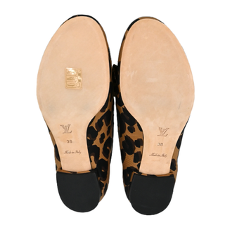 Leopard Print Bow Loafers