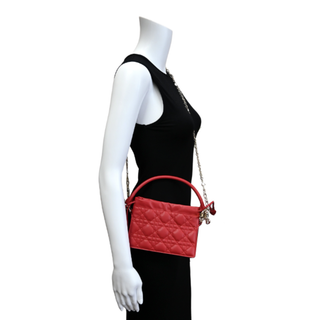 Lady Dior Drawstring Mini Bag