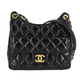 Chanel Pre-owned Small Wavy CC Hobo Bag