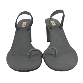 Rubberized Leather Minimal Sandals