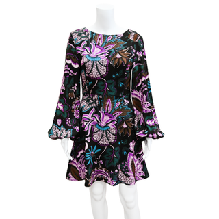 RHODE | Jila Floral-Print Crepe Mini Dress