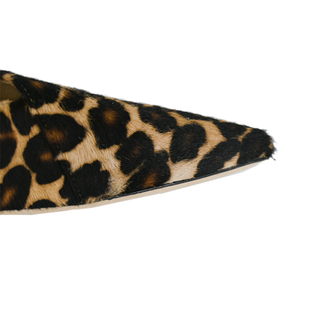 Leopard Print Ponyhair Flats