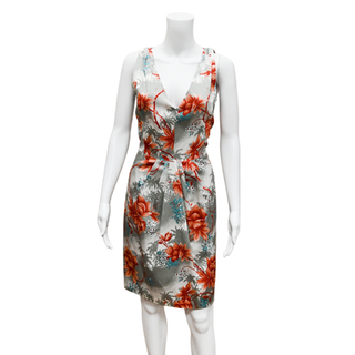 Floral-Print Sheath Dress