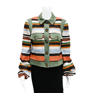 Lorelei Striped Knitted Jacket