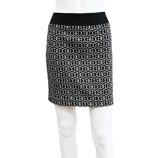 HERMES | "H Rond" Jacquard Micro Skirt