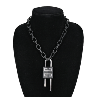 GIVENCHY | 4G Crystal Lock Pendant Necklace