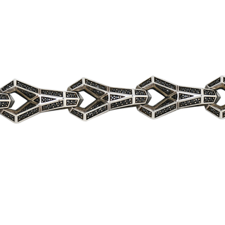 DAVID YURMAN | Black Diamond Faceted Link Bracelet