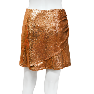 RAMY BROOK | Grant Copper Sequin Mini Skirt