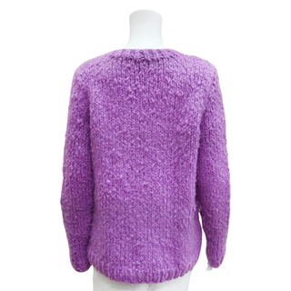 GABRIELA HEARST | Purple Knit Cashmere Sweater