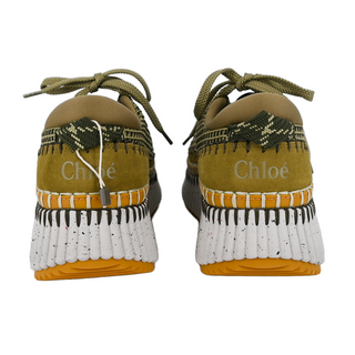 CHLOE | Olive Nama Knit Sneakers