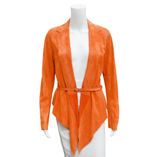 HERMES | Orange Leather Jacket