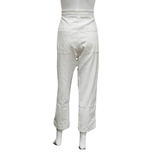 BRUNELLO CUCINELLI | White Cotton-Blend Pants